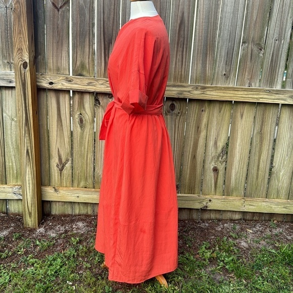 Vince Belted V-Neck Dress, size XS - Picture 5 of 13